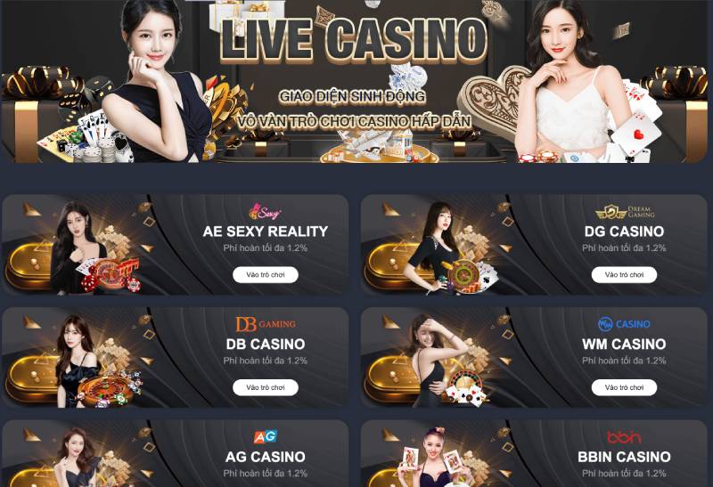 Casino trực tuyến – Đẳng cấp thượng lưu, dealer gợi cảm
